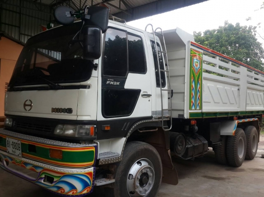 ขาย10ล้อ 2 เพลา ดั้ม กระบะเหล็ก HINO 2K เครื่อง.260แรง เกียร์ ZF  ราคา.ต่อรองกันได้คับ