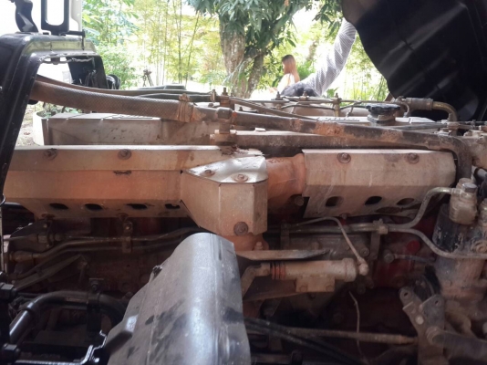 ขาย10ล้อ 2 เพลา ดั้ม กระบะเหล็ก HINO 2K เครื่อง.260แรง เกียร์ ZF  ราคา.ต่อรองกันได้คับ