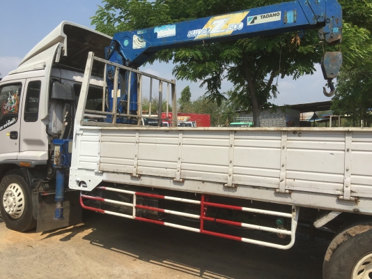 ขาย6ล้อ เดก้า195ปี48กระบะยาว6เมตรติดเครนTADANO 5ตัน