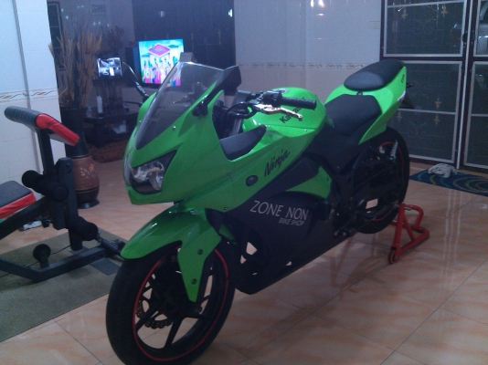 ninja 250 ต่อทะเบียนแล้วลดราคาครับ 59000 งดต่อราคาครับ