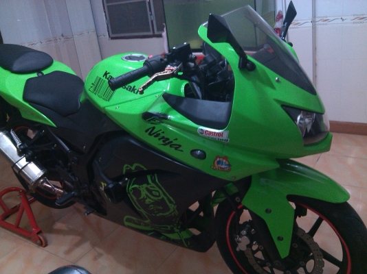 ninja 250 ต่อทะเบียนแล้วลดราคาครับ 59000 งดต่อราคาครับ