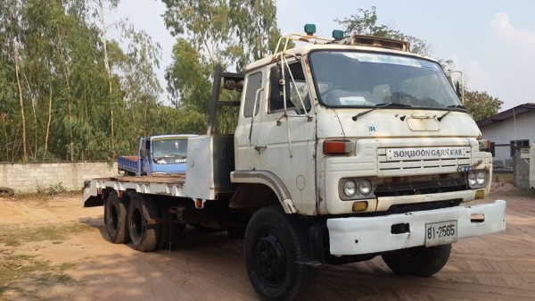 ขาย NISSAN UD 285 เทอร์โบว์ 2เพลา ท้ายเป็ดลาก320 เหล็กดรีมสอดทะลุ แชชซีสวย เครื่องแน่น สภาพพร้อมลุยงาน  พ.เพาเวอร์ เอกสารพร้อมโอน