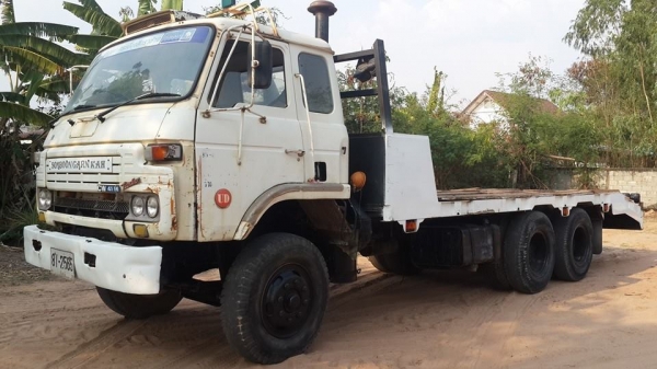 ขาย NISSAN UD 285 เทอร์โบว์ 2เพลา ท้ายเป็ดลาก320 เหล็กดรีมสอดทะลุ แชชซีสวย เครื่องแน่น สภาพพร้อมลุยงาน  พ.เพาเวอร์ เอกสารพร้อมโอน