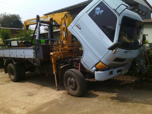 ขาย6ล้อติดเครนKS110 หัวดัมพ์ได้ แชชซีสวย เครนKATO2.50ตัน 3ปอก แชชซีสวยเครื่องดี ทะเบียนเต็ม