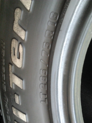 BF All USA. 265/75/16 ปี11 สภาพดี สวยๆ 1ชุด