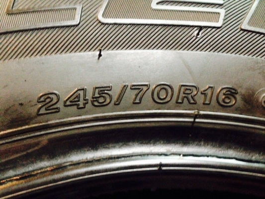 ยาง 245-70-16 ปี13 Bridgestone Dueler H/T840 ยาง 245-70-16 ปี13 Bridgestone Dueler H/T840