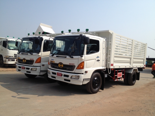 สวยๆเลยค่ะ HINO MEGA เครื่อง JO8C 225 แรงม้ากระบะดั้มพ์เกษตร ยาว 5.30 เมตร สูง 1.70 เมตร ยาง 900 ขอบ 20 สวยๆกระบะต่อใหม่ พร้อมเล่มทะเบียนรถห้างนะคะ อีก 2 คัน ยาว 7.20 เมตร