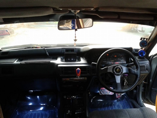 MITSUBISHI, GALANT 2.0 GTi โฉม ปี90-93 สีเขียว เกียร์ออโต้ ติดแก๊ส LPG