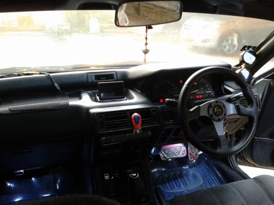 MITSUBISHI, GALANT 2.0 GTi โฉม ปี90-93 สีเขียว เกียร์ออโต้ ติดแก๊ส LPG