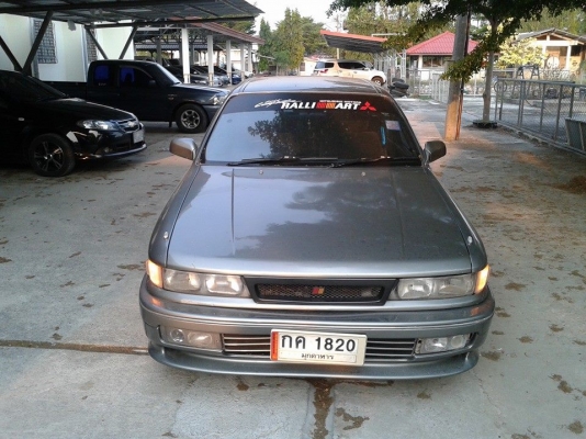 MITSUBISHI, GALANT 2.0 GTi โฉม ปี90-93 สีเขียว เกียร์ออโต้ ติดแก๊ส LPG