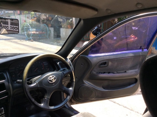 ขายครับ toyota corola 1.6. ท๊อปสุด ออโต้ ไฟฟ้าทั้งคัน เครื่องเกียรช่วงล่างดีภายในสวยสะอาด พร้อมใช้ แอรหนาวมวิ่งไกลสะบาย สีไม่สวยครับเก็บสีอย่างเดียวจบเลย. ราคา39000 งดต่อลอง กอล์ฟครับ085-359-4089หรือ082-494-5768 ดูรถสายไหมวงศกร24ชม