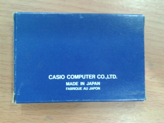 นาฬิกาแบบพกกา ขนาดเท่านามบัตร CASIO Japan แท้ นาฬิกาแบบพกกา ขนาดเท่านามบัตร CASIO Japan แท้