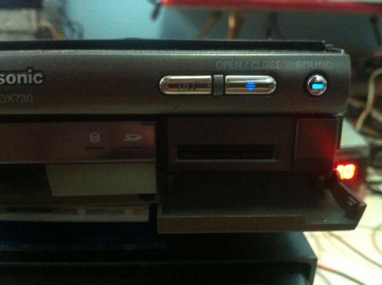 จอ HDD Panasonic CN-HDX730D HDD SD SDบันทึกMP3 ลงHDDได้ ปรีเอ้า 2ชุด Vedio 3 ต่อกล้องถอยได้ พร้อมรีโมท มือ2 ญี่ปุ่น