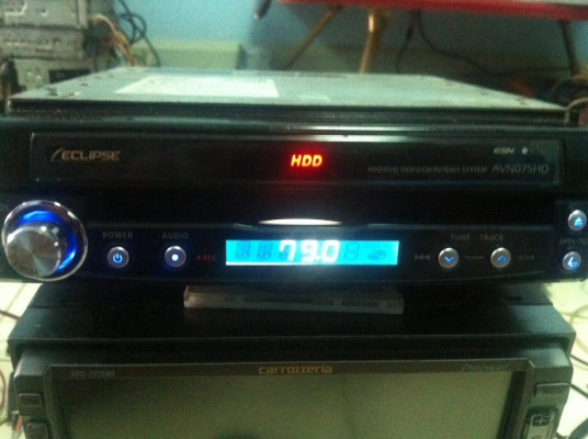 จอทัชสกรีน ECLIPSE AVN075HD DVDทุกโซน HDD MP3 CD CARD MS Duo 50W*4 กล้องถอย ปรีเอ้า2 Vedio 2 ปรับจอออก ปรับองศาจอ บันทึกCDลงฮาร์ดดิส มือ2 ญี่ปุ่น