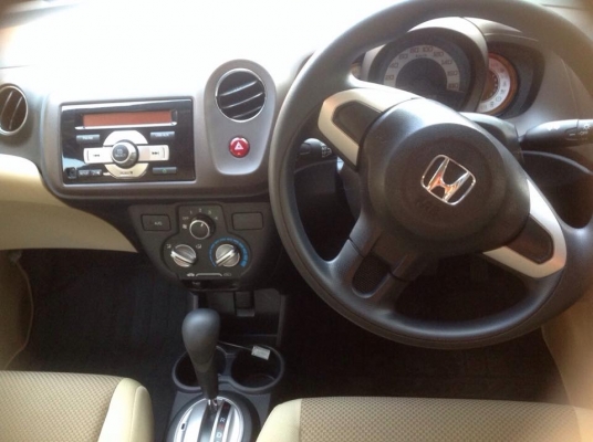 HONDA BRIO 1.3V-2013 ตัวท็อป สีฟ้า