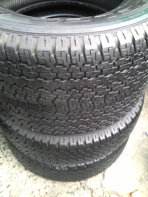245/70R16 BRIDGE STONE DUELER H/T 689  มีชุด 4 เส้น ปี2013 สวยดอกยางหนา เสมอ ไม่มีปะ โทร.081-427-3941