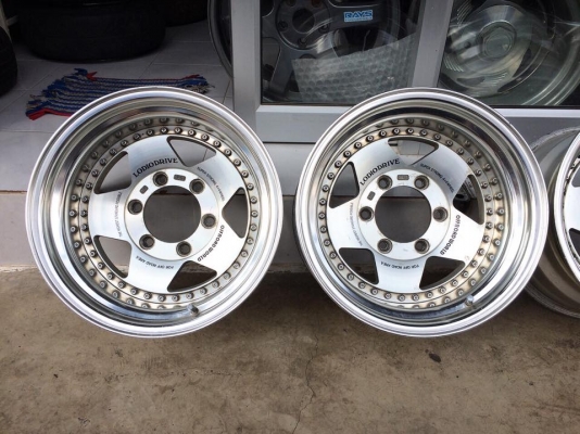 ขายล้อ LODIODRIVE 3 ชิ้นแท้ 15x8.5 ุ6 รูกระบะ ออฟลึกๆ ประมูลจากญี่ปุ่น