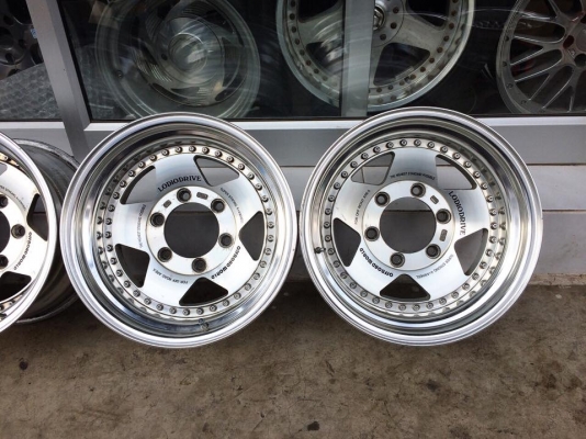 ขายล้อ LODIODRIVE 3 ชิ้นแท้ 15x8.5 ุ6 รูกระบะ ออฟลึกๆ ประมูลจากญี่ปุ่น