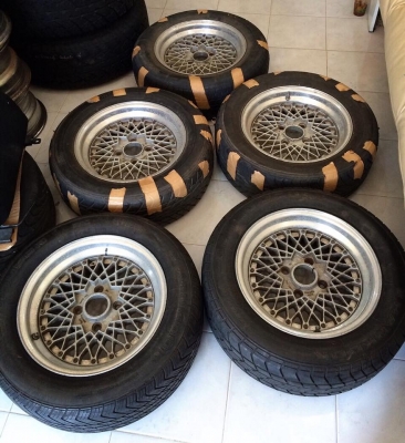 ขายล้อ RAYS VOLK RACING MESH 15x6.5 ออฟ8 4/114.3 มี 5 วง