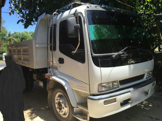 รถอีซูซุ 6 ล้อดั้ม FTR  200  แรงม้า.  ปี 47  สนใจติดต่อ 081 - 6079515