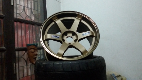 ขายล้อใหม่ TE 37ขอบ18 5รู114ชุดละ14500