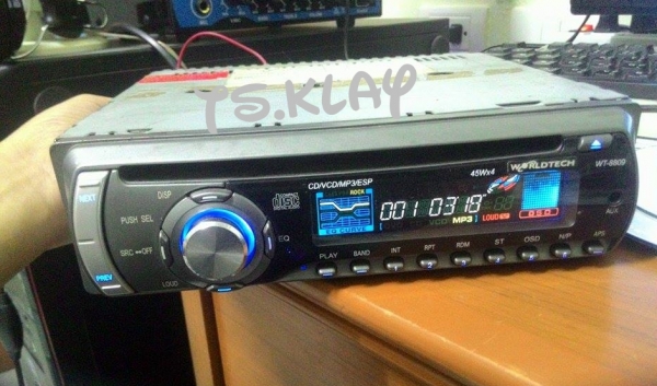 วิทยุติดรถยนต์ มือสอง Worldtech รุ่น WT-8809 วิทยุติดรถยนต์ มือสอง Worldtech รุ่น WT-8809