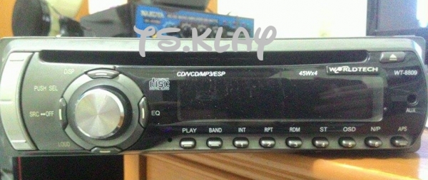 วิทยุติดรถยนต์ มือสอง Worldtech รุ่น WT-8809