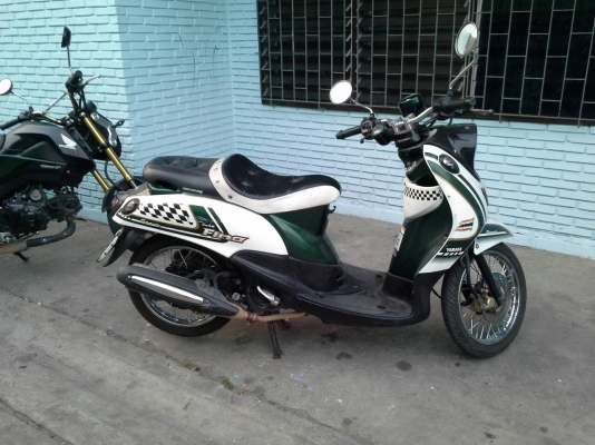 ขาย YAMAHA FINO รุ่นเกย์แยก ปี 54 ทะเบียนตอง 333 เครื่องดี,ชุดสีมีรอยบ้าง รถเดิมๆ เล่มพร้อมโอน
