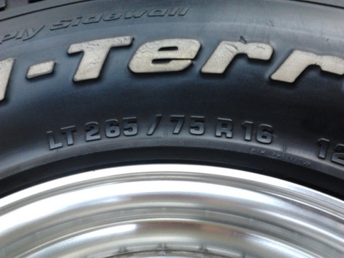 หยดนํ้า-20 + BF All 265/75/16 ปลายปี08 สวยๆ 1ชุด