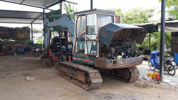 ขายรถขุดkH055เร็ว..แรง..บูมยาว..ยาว.เอกสารพร้อม