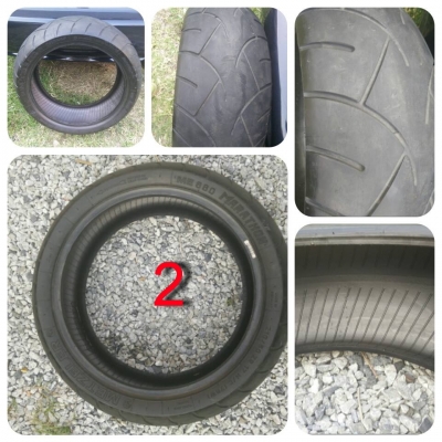 +++ ขายยางมอไซด์มือสอง ยาง \% ขอบ 16 17 21  +++