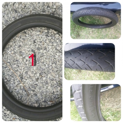 +++ ขายยางมอไซด์มือสอง ยาง \% ขอบ 16 17 21  +++