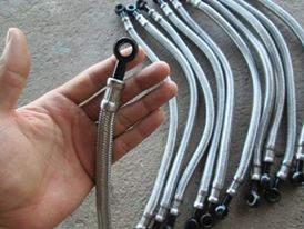 สายถักสแตนเลส หัวเหล็ก