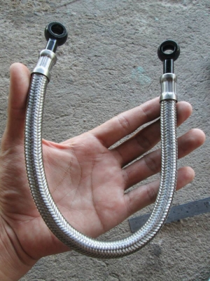 สายถักสแตนเลส หัวเหล็ก