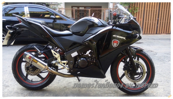 ขาย CBR 150i ท่อแต่งทรงอาคา ทะเบียนตอง 777