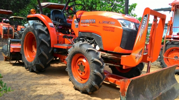 KUBOTA L3608 ดันหน้าโรตารี่ สภาพเดิมๆสวย 782 ชั่วโมง &mdash; ที่ Dc Tractors Rayong