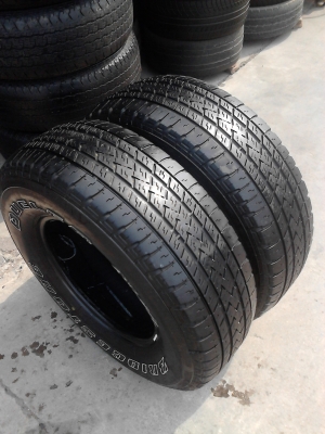 255/70R15  ( ขอบ 15 ) BRIDGE STONE DUELER H/L  ปี 2013  มี 2 เส้น   TEL.081-427-3941