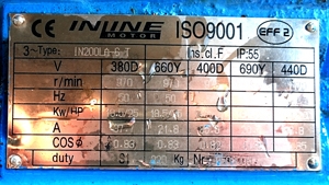 ขายมอเตอร์เกียร์ FORCE ขนาด 25 HP. 380 V.