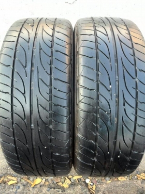 ขายยาง Dunlop LM703 195-55-15 ปี12 ดอกสวย ไม่กินข้าง ไม่บวม คู่ละ 1,200 บาท