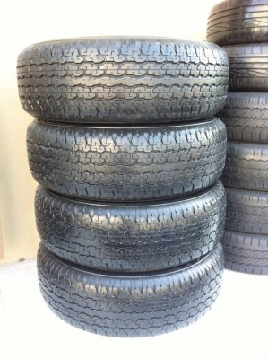 ขายยาง BRIDGESTONE H/T 265-70-16 ปี12 ดอกหนา สภาพสวย ไม่บวม ราคาชุดละ 7,800 บาท