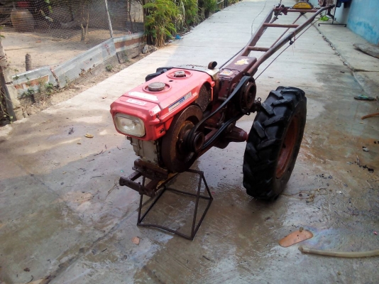 ขายรถไถเดินตามคูโบต้า 11 แรง พร้อมอุปกรณ์ คราด ผาน และพ่วงสภาพดี