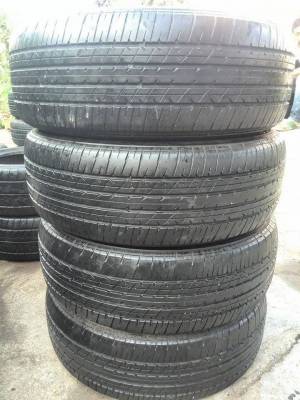 ขายยาง Brigdestone 205-60-16 ปี 12 พร้อมใช้งาน สภาพสวย ไม่บวม ราคาชุดละ 3,400 บาท