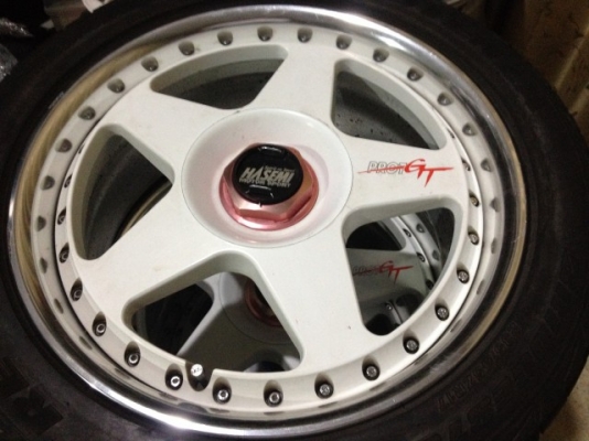 ล้อเเท้ SSR PROT GT ขอบ17หน้า8หลัง9 5รู114กับ4รู114สีเดิมๆญี่ปุ่นสภาพสวย