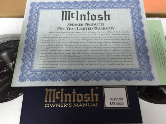 ขายลำโพง 6.5" McIntosh MS630