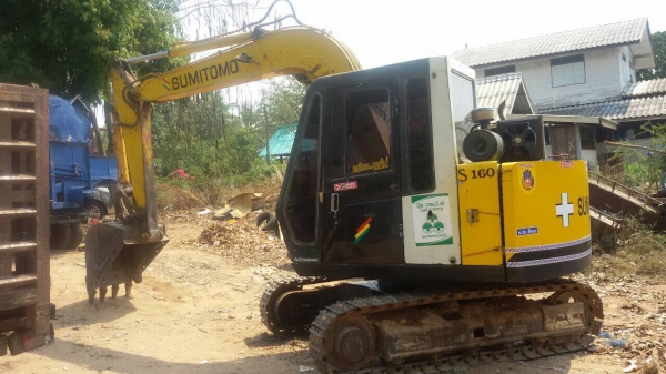 ขาย ((355,000)) แบคโคร sumitomo Ls 160 F. สภาพดีพร้อมใช้งาน