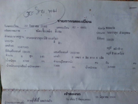 ขาย6ล้อ อีซูซุJCM เครื่อง 145แรง เครื่องดี คัชซีสวย ยางดี ภายในสวย สภาพพร้อมใช้งาน เอกสารพร้อมโอน สนใจโทร 090-8588220คุณนะ 093-3258446คุณบิวตี้ ID:narong498 หรือ www.truck.in.th/498 หรือfb:ณรงค์ ซื้อขายรถมือสอง(เว็บไซต์ส่วนตัว) ขาย6ล้อ อีซูซุJCM เครื่อง 145แรง เครื่องดี คัชซีสวย ยางดี ภายในสวย สภาพพร้อมใช้งาน เอกสารพร้อมโอน สนใจโทร 090-8588220คุณนะ 093-3258446คุณบิวตี้ ID:narong498 หรือ www.truck.in.th/498 หรือfb:ณรงค์ ซื้อขายรถมือสอง(เว็บไซต์ส่วนตัว)