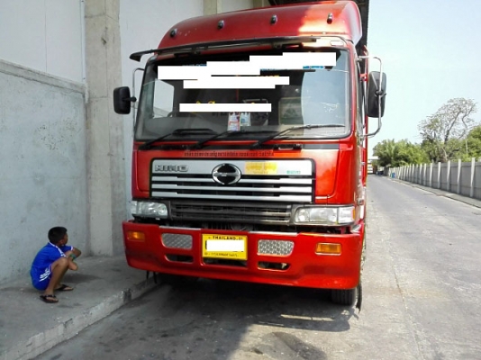 รายละเอียด...รถบรรทุกมือสอง,Hino โปรเฟีย แม่ลูก 12 ล้อ/ ลูกพื้นเรียบถุงลมสามคาน / 6 เมตร/ เต็มพร้อมวิ่ง