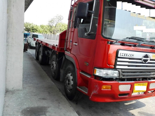 รายละเอียด...รถบรรทุกมือสอง,Hino โปรเฟีย แม่ลูก 12 ล้อ/ ลูกพื้นเรียบถุงลมสามคาน / 6 เมตร/ เต็มพร้อมวิ่ง