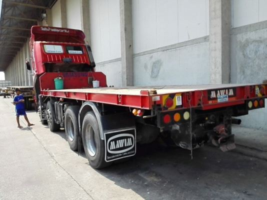 รายละเอียด...รถบรรทุกมือสอง,Hino โปรเฟีย แม่ลูก 12 ล้อ/ ลูกพื้นเรียบถุงลมสามคาน / 6 เมตร/ เต็มพร้อมวิ่ง