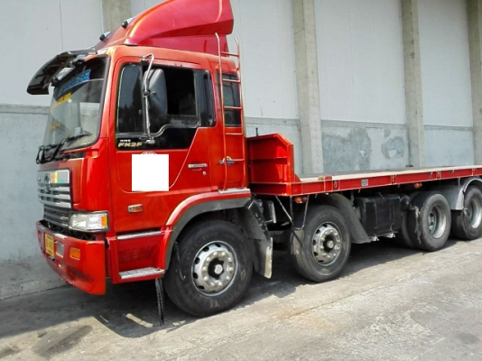 รายละเอียด...รถบรรทุกมือสอง,Hino โปรเฟีย แม่ลูก 12 ล้อ/ ลูกพื้นเรียบถุงลมสามคาน / 6 เมตร/ เต็มพร้อมวิ่ง